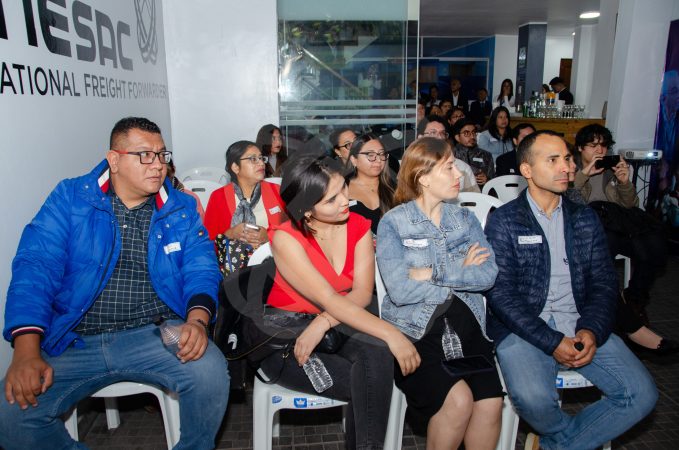 Panel de expertos en logística durante el 1er Encuentro Empresarial Granefa Line.
